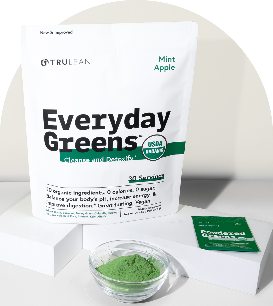 Our refreshing take on greens powder – Daily Greens Plus supports a he